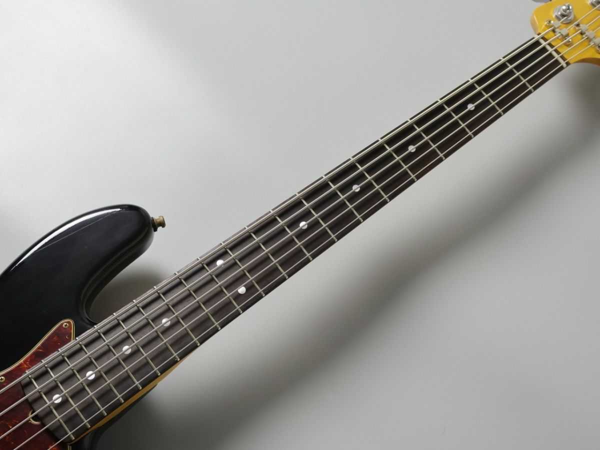 Custom Built Custom Classic Jazz Bass V Journeyman Relic -Black
