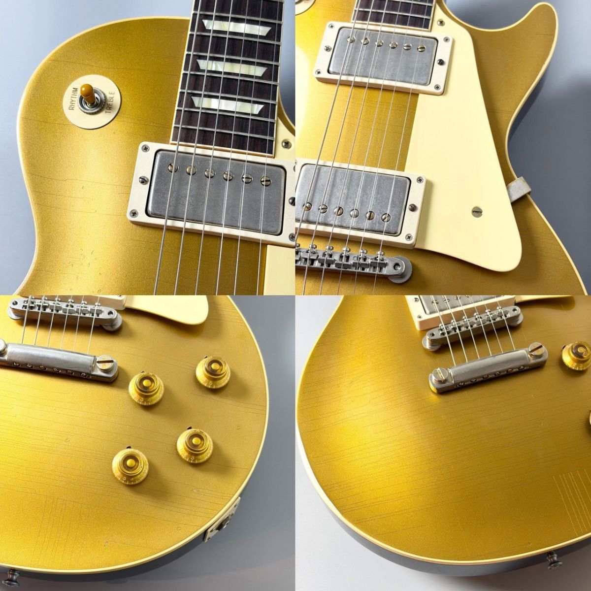 Murphy Lab 1957 Les Paul Gold Top Reissue Dark Back Light Aged