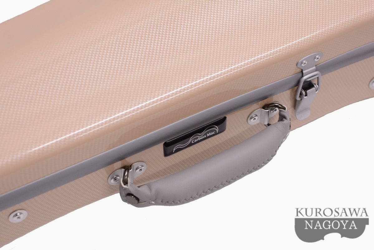Carbon Mac バイオリンケース ミルクティーグレーライン CarbonMac CFV-2 ミルクティー/グレーライン | 【クロサワ楽器店