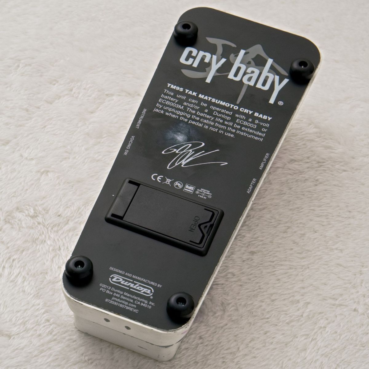 ギター Jim Dunlop TM95 Tak Matsumoto TM95 TAK CRY BABY Tak Matsumoto Wah | 【クロサワ楽器店オンライン