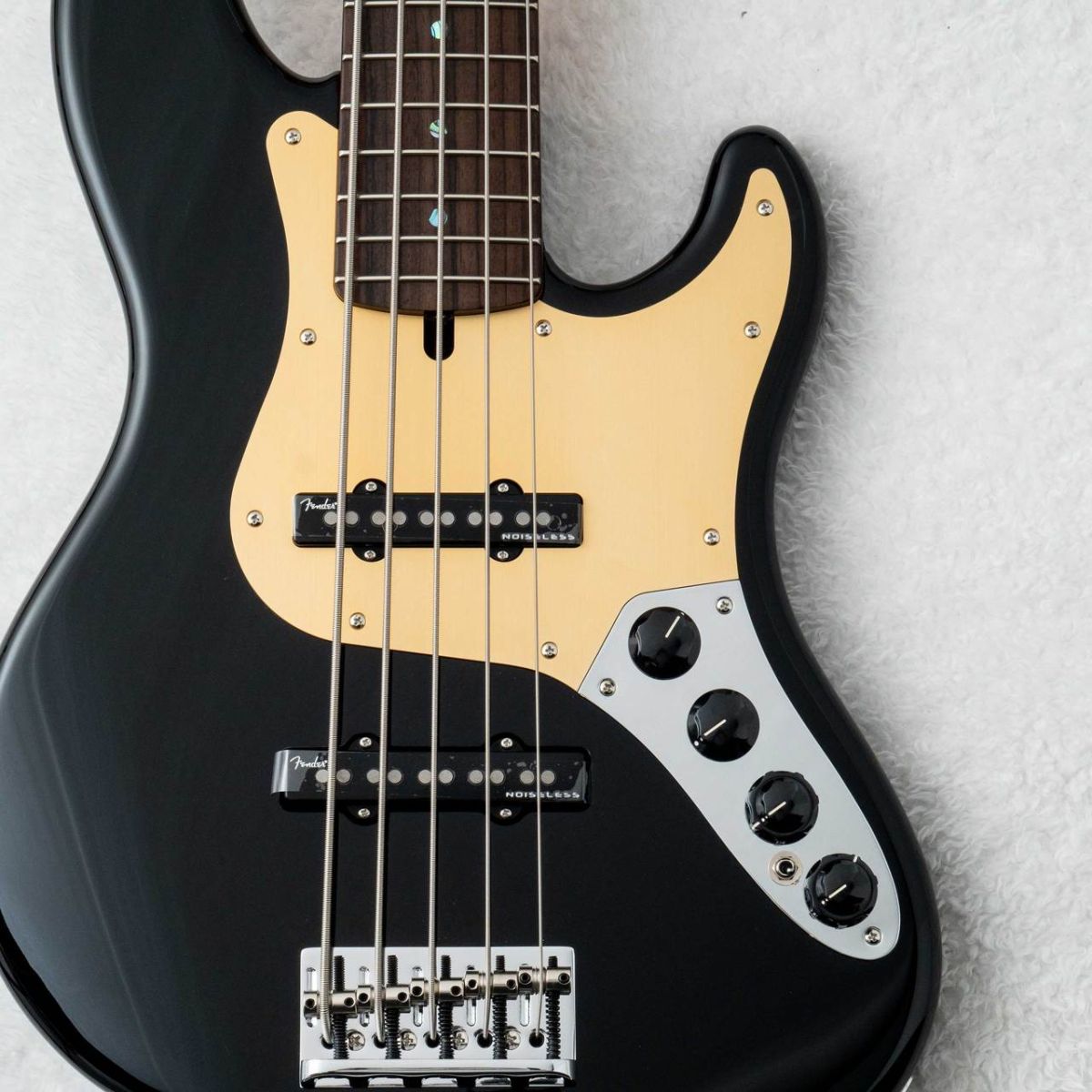 Made in Japan Artist Deluxe Jazz Bass V KAZUKI ARAI Black
