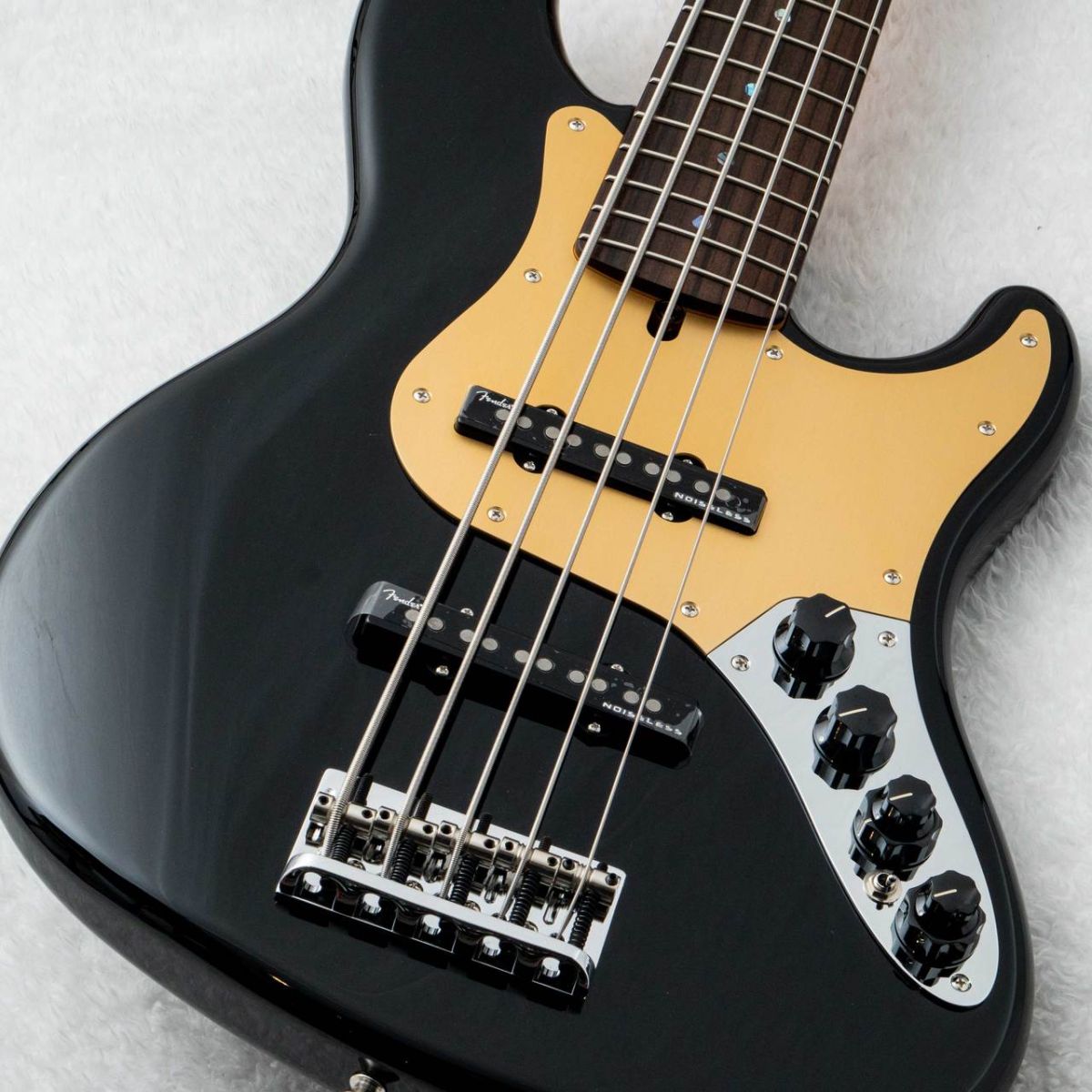 Made in Japan Artist Deluxe Jazz Bass V KAZUKI ARAI Black