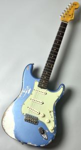 1960 Stratocaster Heavy Relic Aged Lake Placid Blue over Olympic