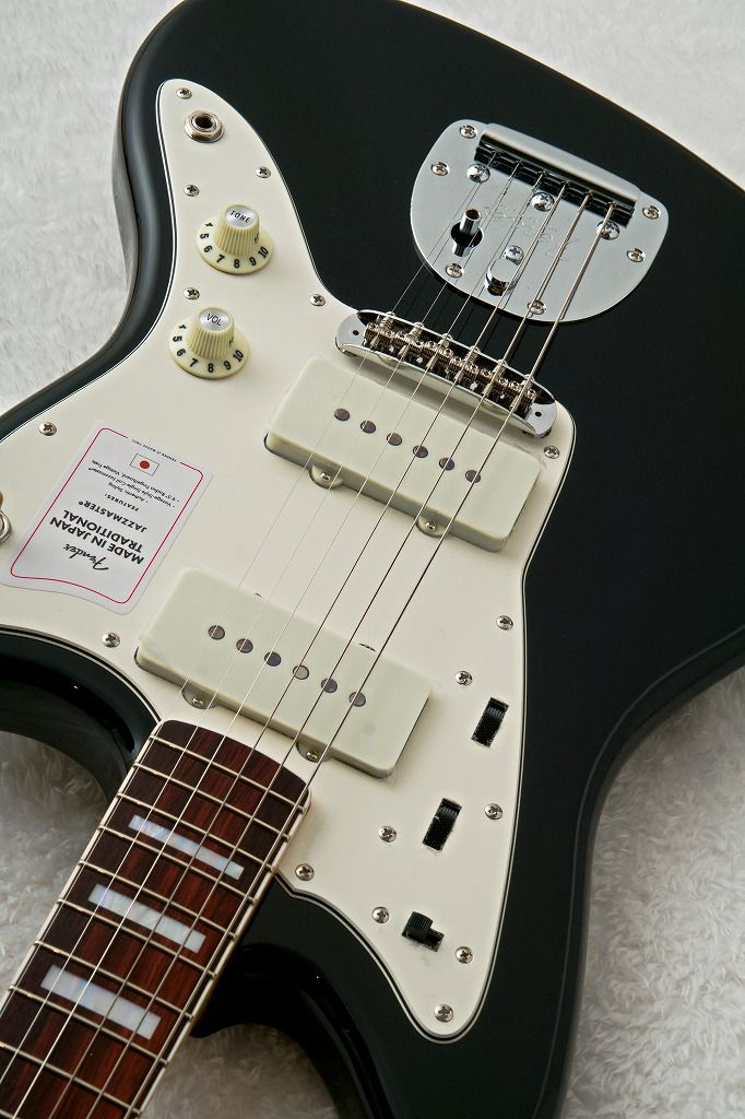 Made in Japan Traditional II Late 60s Jazzmaster Black Matching