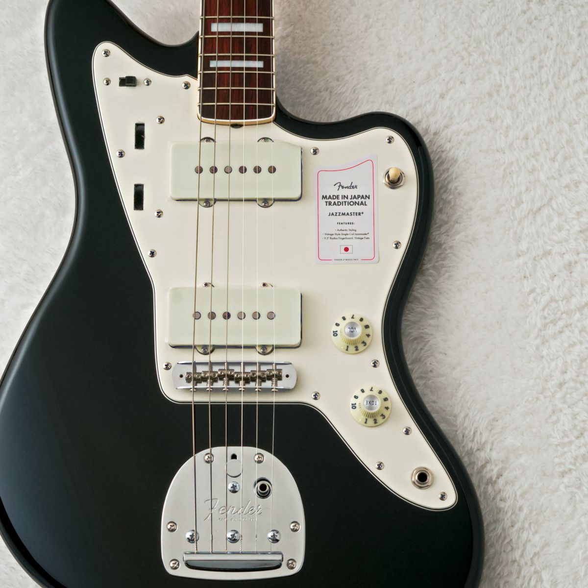 Made in Japan Traditional II Late 60s Jazzmaster Black Matching