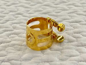 WOODSTONE LigatureGP MEYERラバー アルトサックスリガチャー 【中古】【サックス専門店】