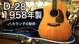 Martin 【月末大特価】【個体演奏動画あり】【ヴィンテージ】 D-28 1958年製 【ハカランダ】