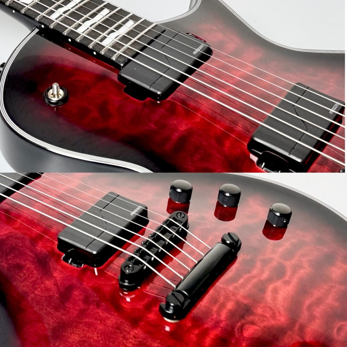 ECLIPSEEC QM FL -See Thru Black Cherry Sunburst- | 【クロサワ楽器