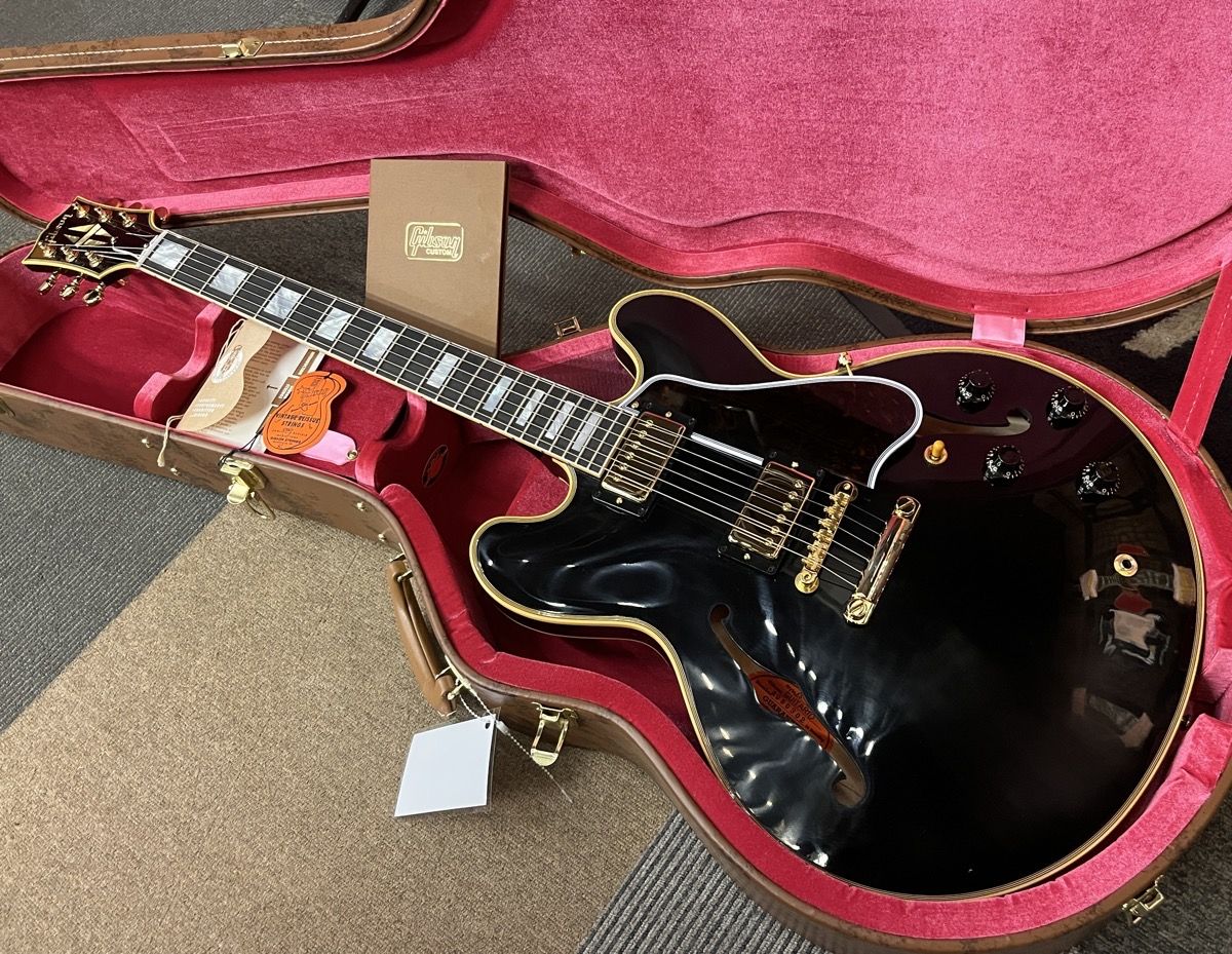 1959 ES-355 Reissue Stop Bar VOS Ebony sn A950302 | 【クロサワ楽器