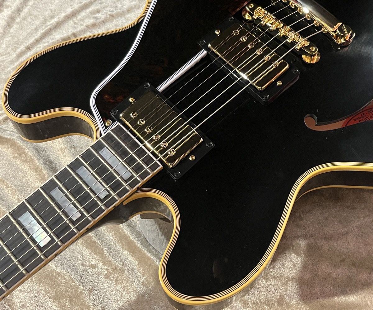1959 ES-355 Reissue Stop Bar VOS Ebony sn A950302 | 【クロサワ楽器