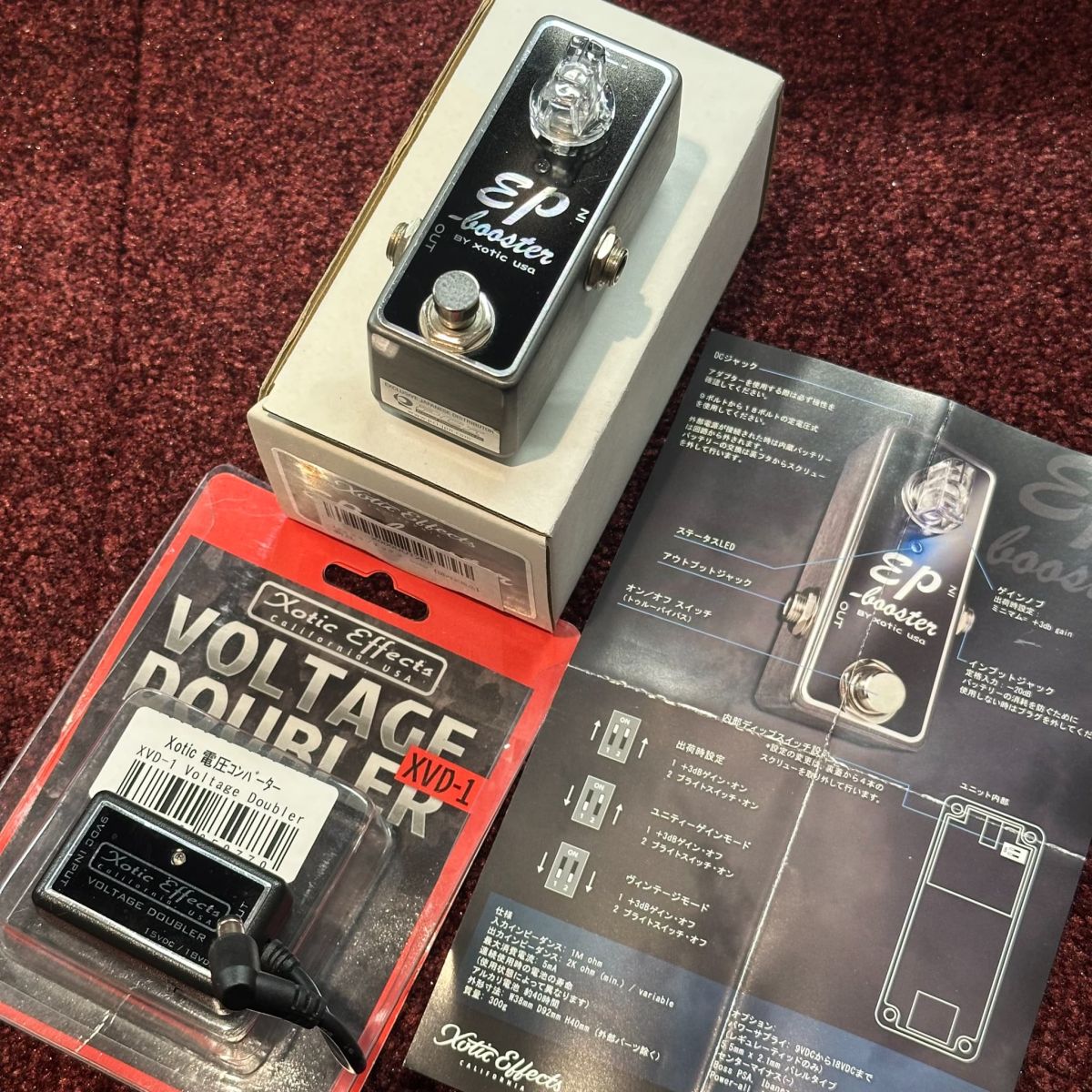 Xotic EP Booster(やや難有り)/Voltage Doubler Xotic EP Booster(やや難有り)/Voltage Doubler Xotic EP Booster(やや