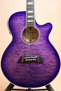Takamine 【早割り決算セール！・薄胴ボディ・限定品】 CTM TSP178AC Quilt パープル #6305089