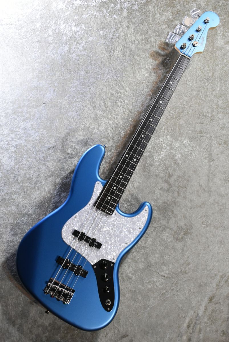 MADE IN JAPAN FSR Hybrid II Jazz Bass -Satin Lake Placid Blue