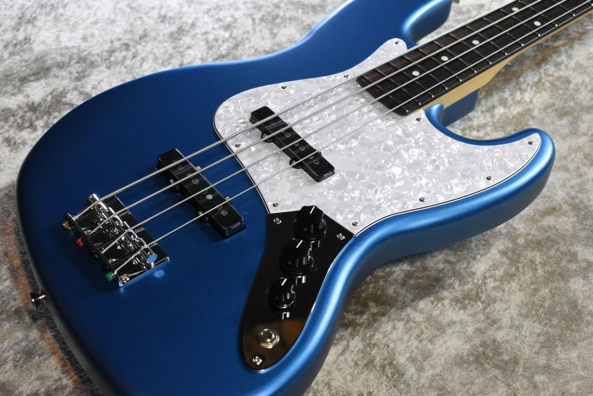 MADE IN JAPAN FSR Hybrid II Jazz Bass -Satin Lake Placid Blue