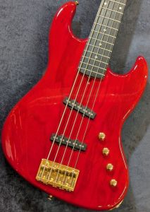 Moon Guitars JJ5-328 DE TR / E -Transparent Red-【4.41kg】【カスタムモデル】