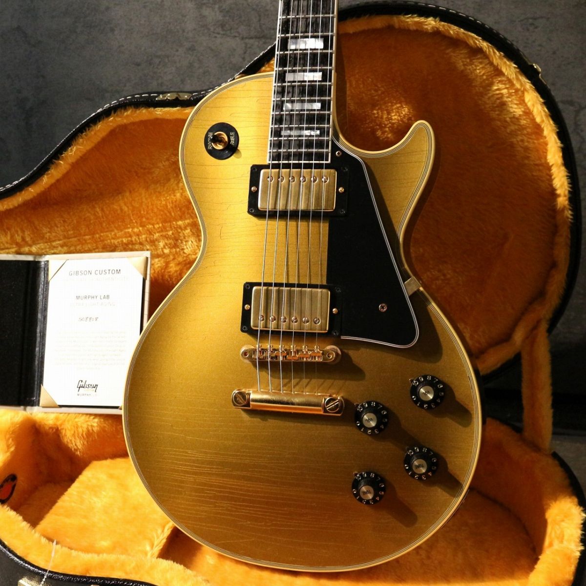 Murphy Lab 1968 Les Paul Custom Double Gold Ultra Light Aged GH