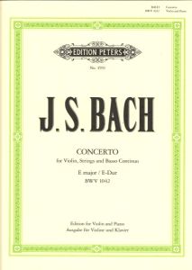 J.S.バッハ／ヴァイオリン協奏曲第2番 ホ長調 BWV1042（ペータース