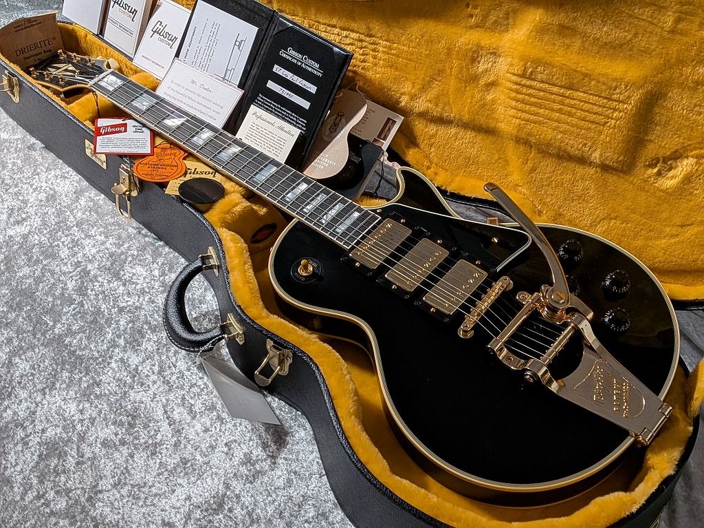 1957 Les Paul Custom Reissue 3-Pickup With Bigsby VOS ~Ebony