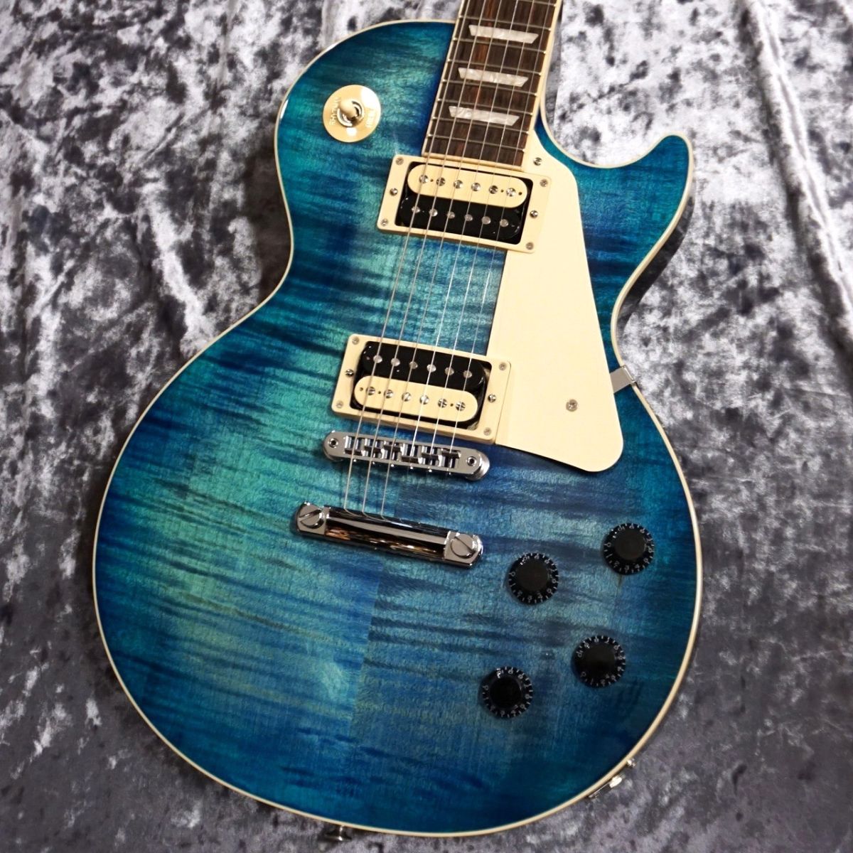Les Paul Traditional Pro V AAA Flame Ocean Water Perimeter