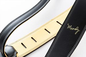 moody STRAPS Leather&Leather2.5"Standard BK-CR 《店頭未展示品》【即納可能!】