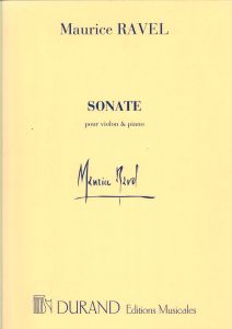  【輸入楽譜】 ラヴェル／ヴァイオリン・ソナタ（デュラン） 【お茶の水店】