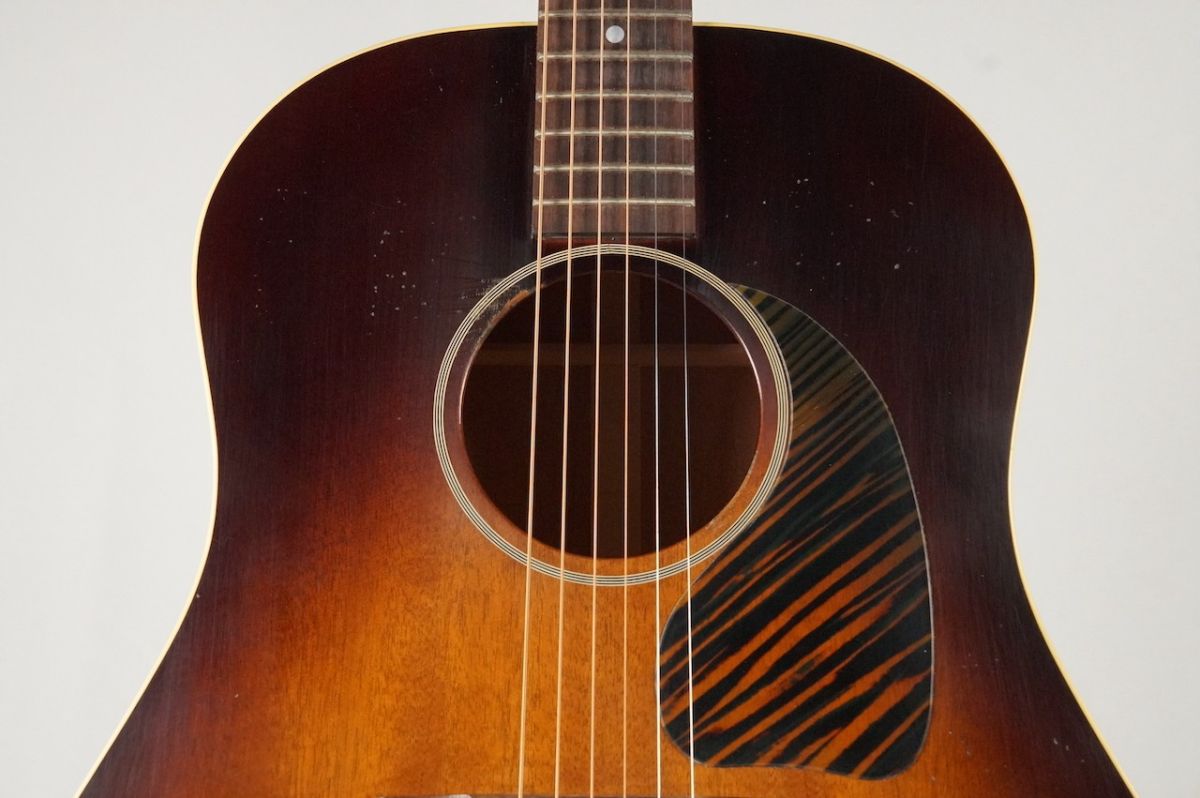 1942 Banner J-45 All Mahogany Vintage Sunburst Light Aged