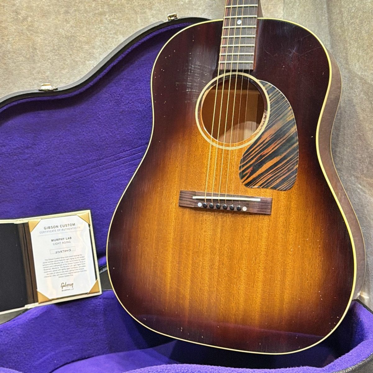 Murphy Lab 1942 Banner J-45 All Mahogany Vintage Sunburst Light