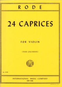  【輸入楽譜】 ローデ／24のカプリース（IMC） 【お茶の水店】