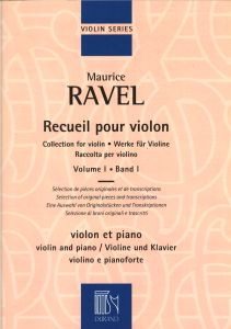  【輸入楽譜】 ラヴェル／ヴァイオリン曲集（デュラン） 【お茶の水店】