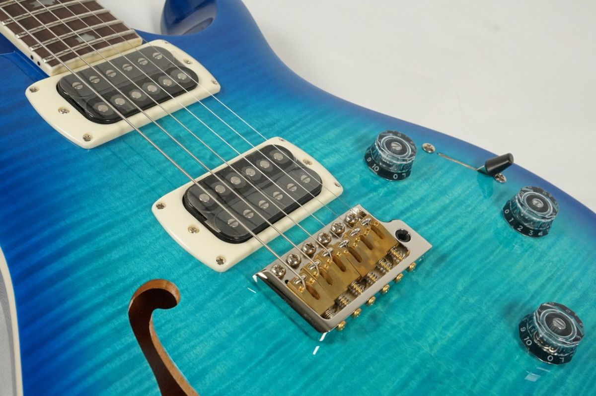 SE Custom 24 Semi-Hollow Piezo -Lake Blue- | 【クロサワ楽器店