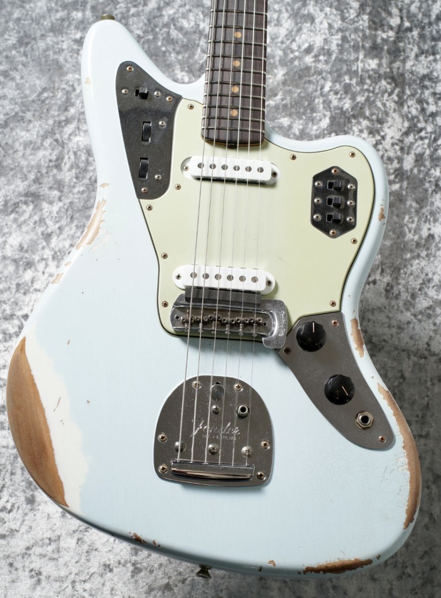1962 Jaguar Heavy Relic / Sonic Blue Over Olympic White