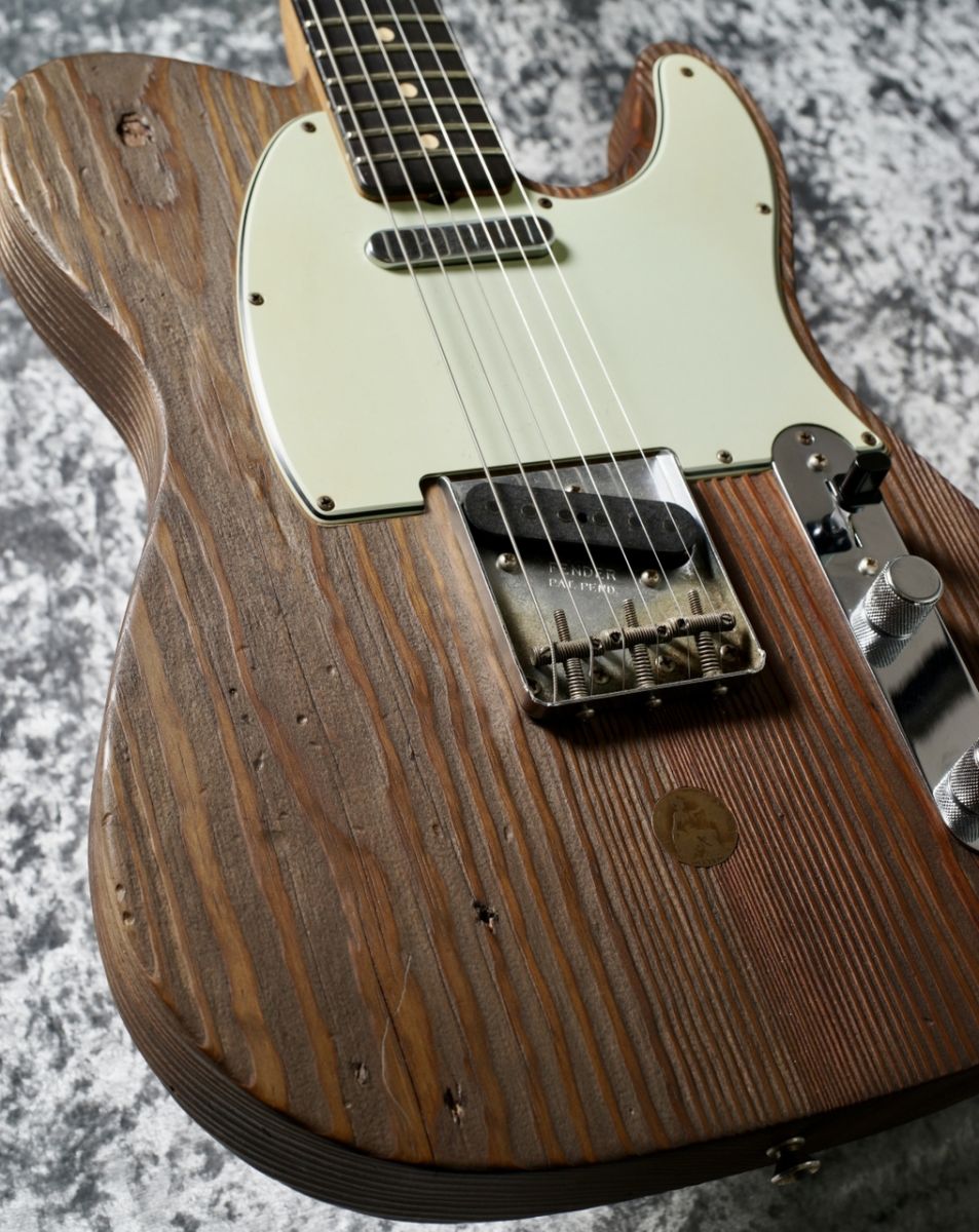 Master Built Irish Roots Telecaster Relic / Natural by John Cruz