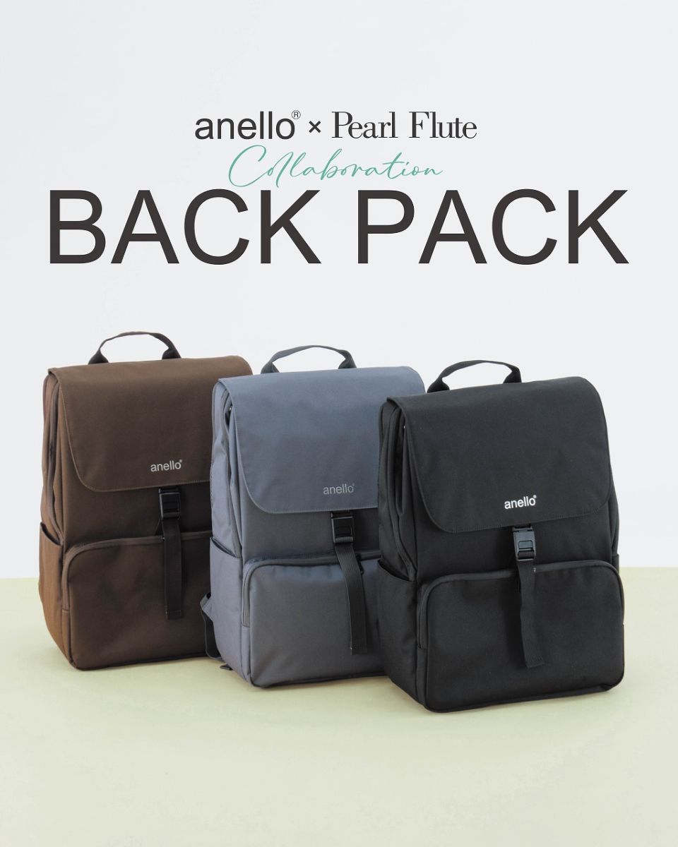 Pearl Flute × anelloパールフルートリュックネイビー パール(Pearl) anello パールフルートバッグ ネイビー ANL-FLB1 NV