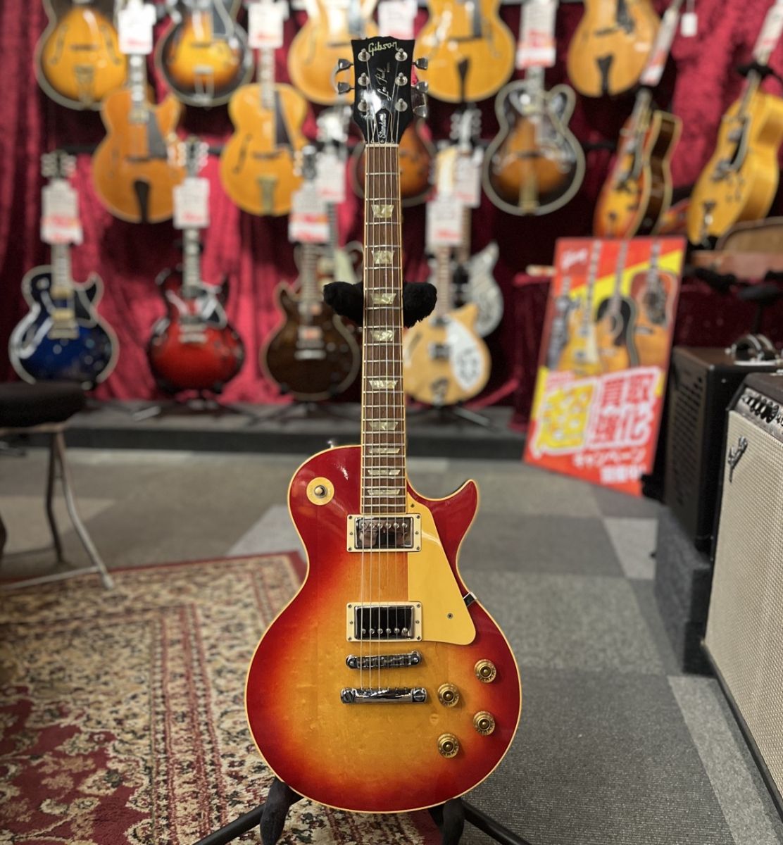 【ジャンク】国産レスポールタイプ エレキギター（Gibsonロゴ/ペグ交換済） ジャンク】国産レスポールタイプ エレキギター（Gibsonロゴ/ペグ交換済