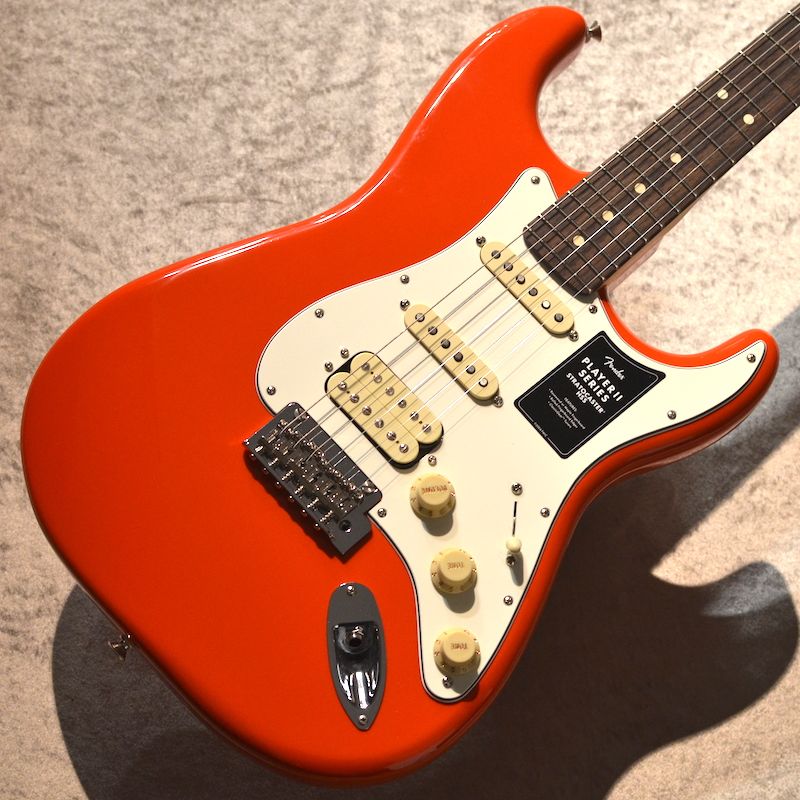 家具 FENDER 
60th Anniversary Barstool Player II Stratocaster HSS Rosewood Fingerboard ～Coral Red