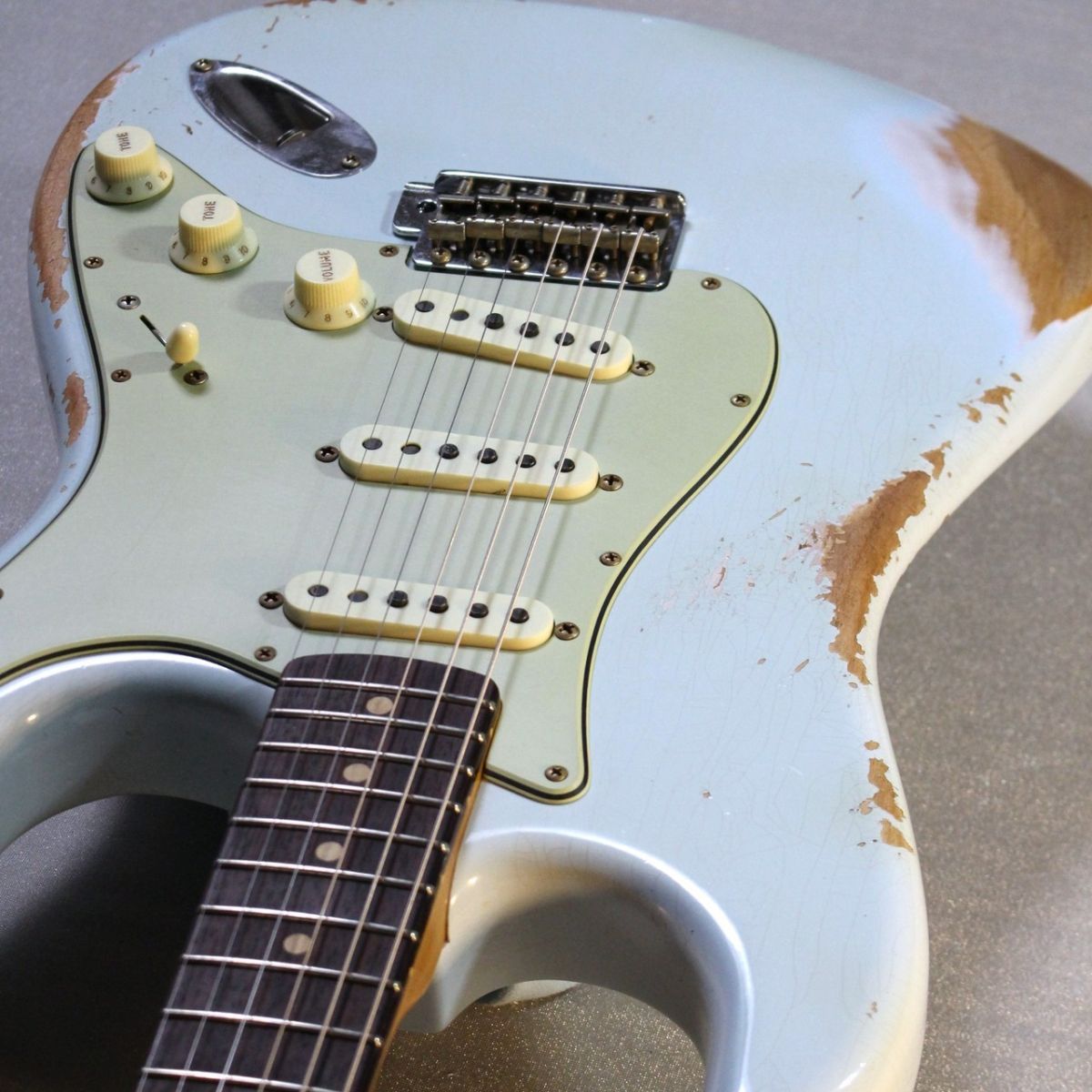 1962 Stratocaster Heavy Relic Aged Sonic Blue #CZ586191