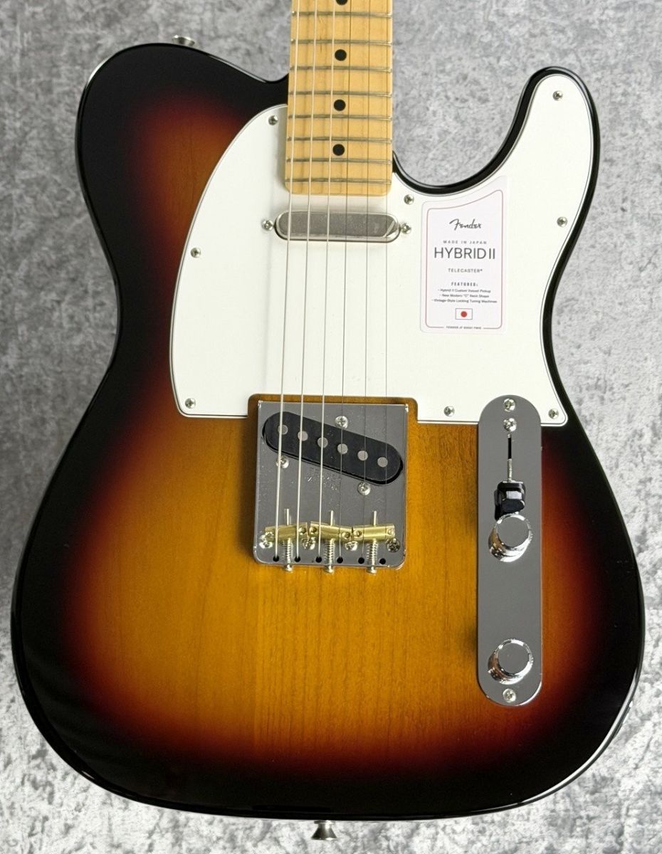 Made in Japan Hybrid II Telecaster/Maple -3-Color Sunburst