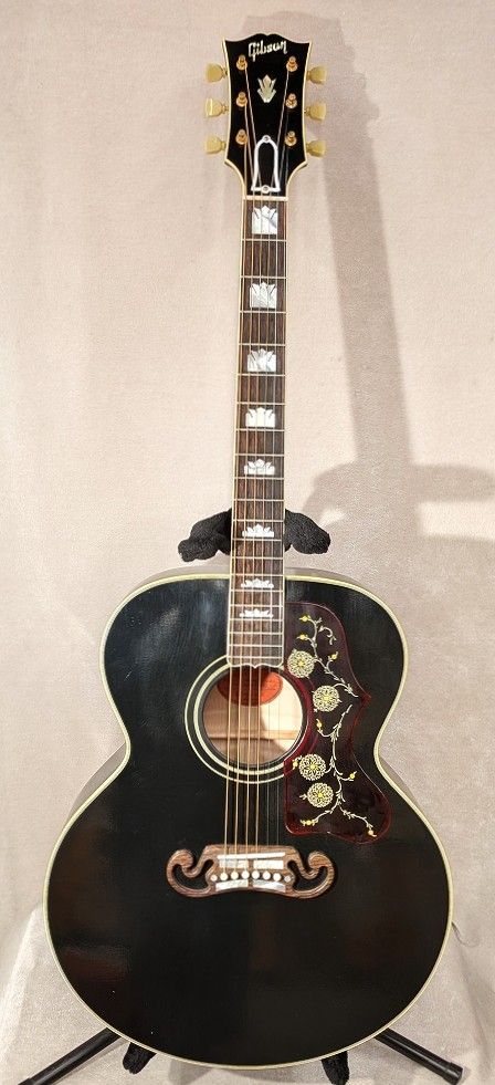 M2M Murphy Lab 1957 SJ-200 Ultra Light Aged Ebony Black