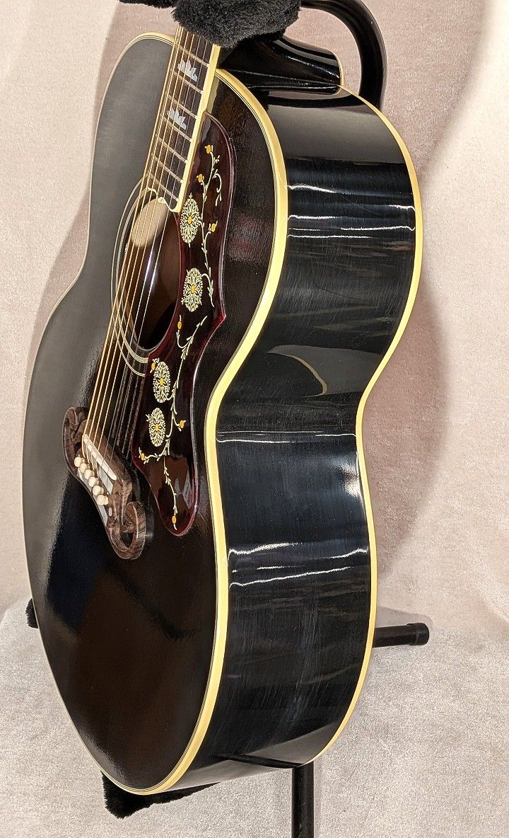 M2M Murphy Lab 1957 SJ-200 Ultra Light Aged Ebony Black