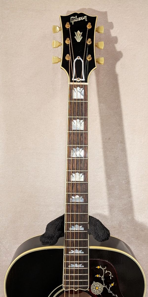 エレキギター ブラック M2M Murphy Lab 1957 SJ-200 Ultra Light Aged Ebony Black
