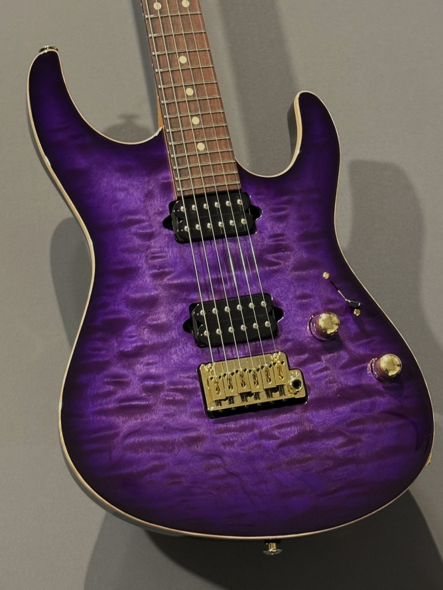 Custom Modern Carve Top Trans Purple Burst | 【クロサワ楽器店