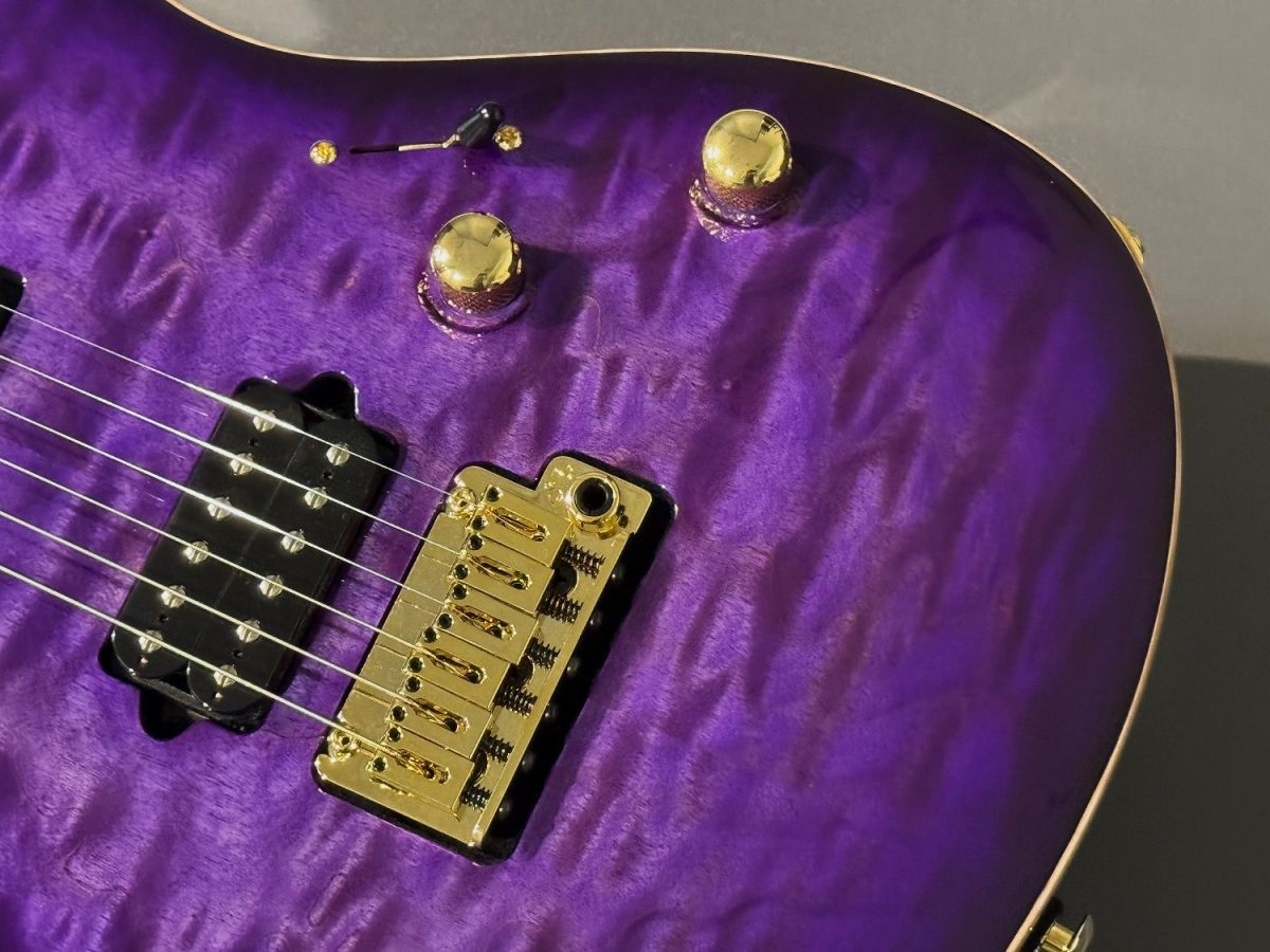 Custom Modern Carve Top Trans Purple Burst | 【クロサワ楽器店