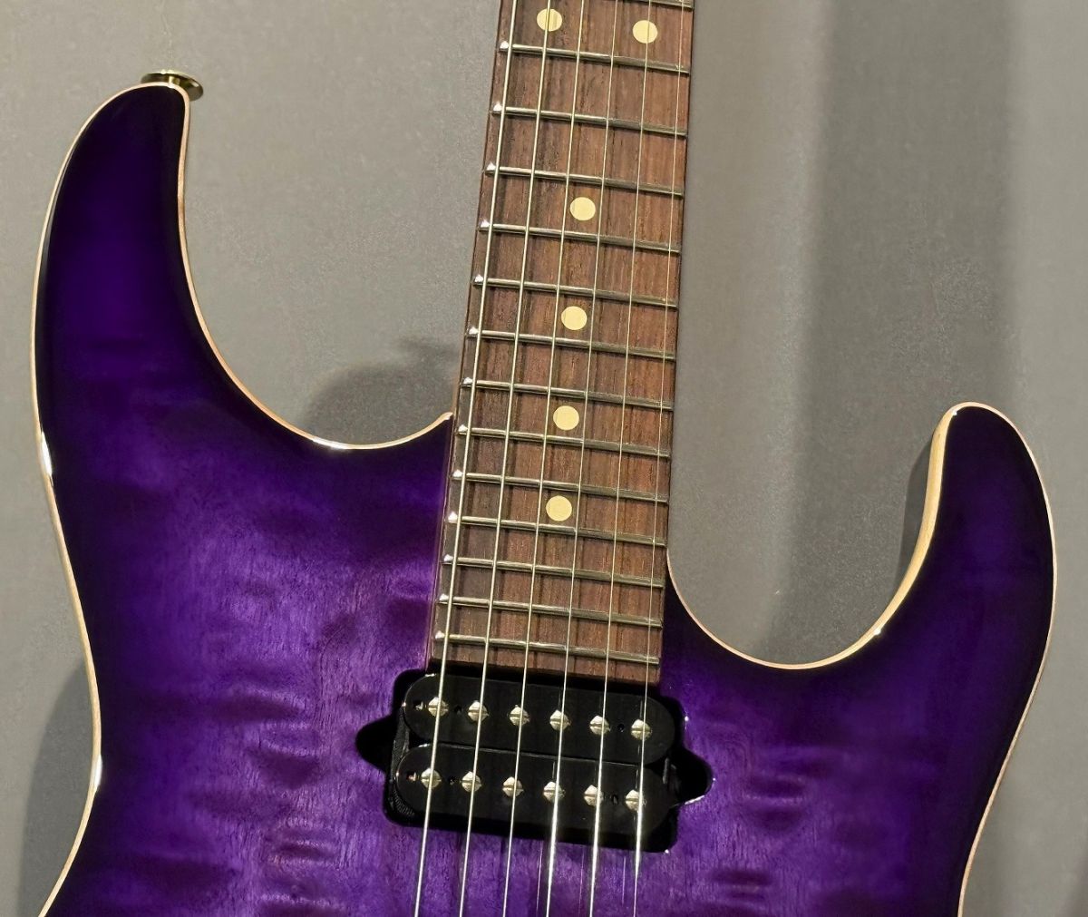 Custom Modern Carve Top Trans Purple Burst | 【クロサワ楽器店 