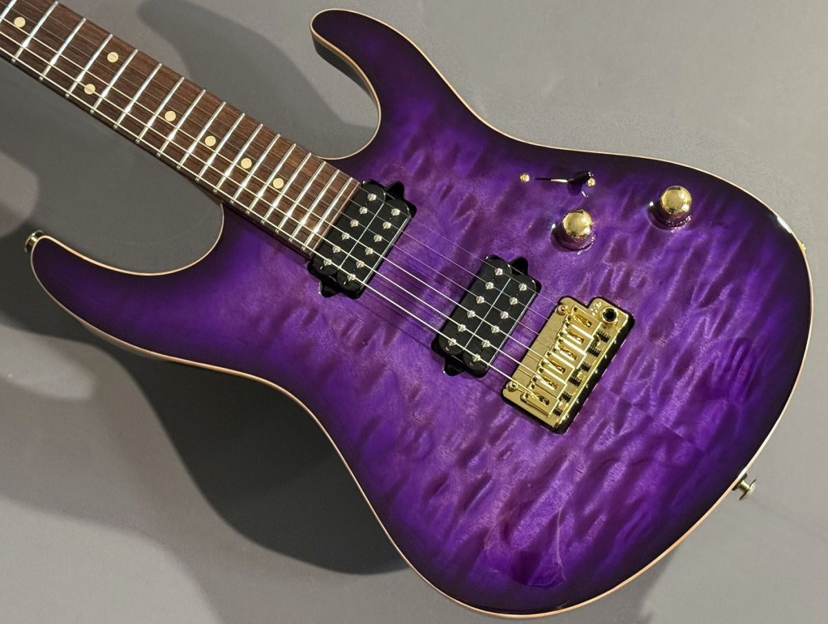 Custom Modern Carve Top Trans Purple Burst | 【クロサワ楽器店