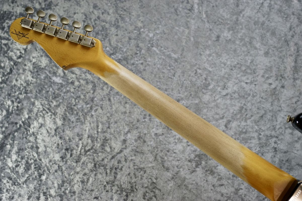 1960 Stratocaster Super Heavy Relic Aged Black/Olympic White