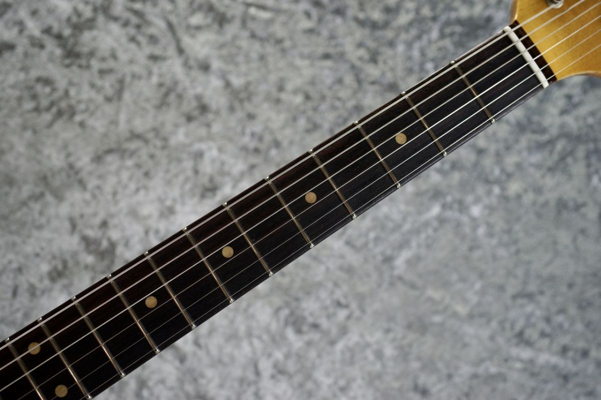 1960 Stratocaster Super Heavy Relic Aged Black/Olympic White