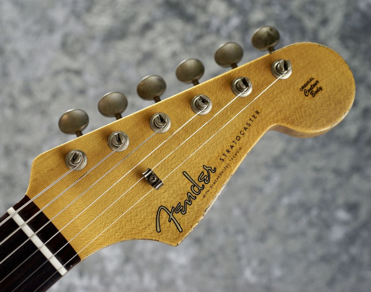 1960 Stratocaster Super Heavy Relic Aged Black/Olympic White