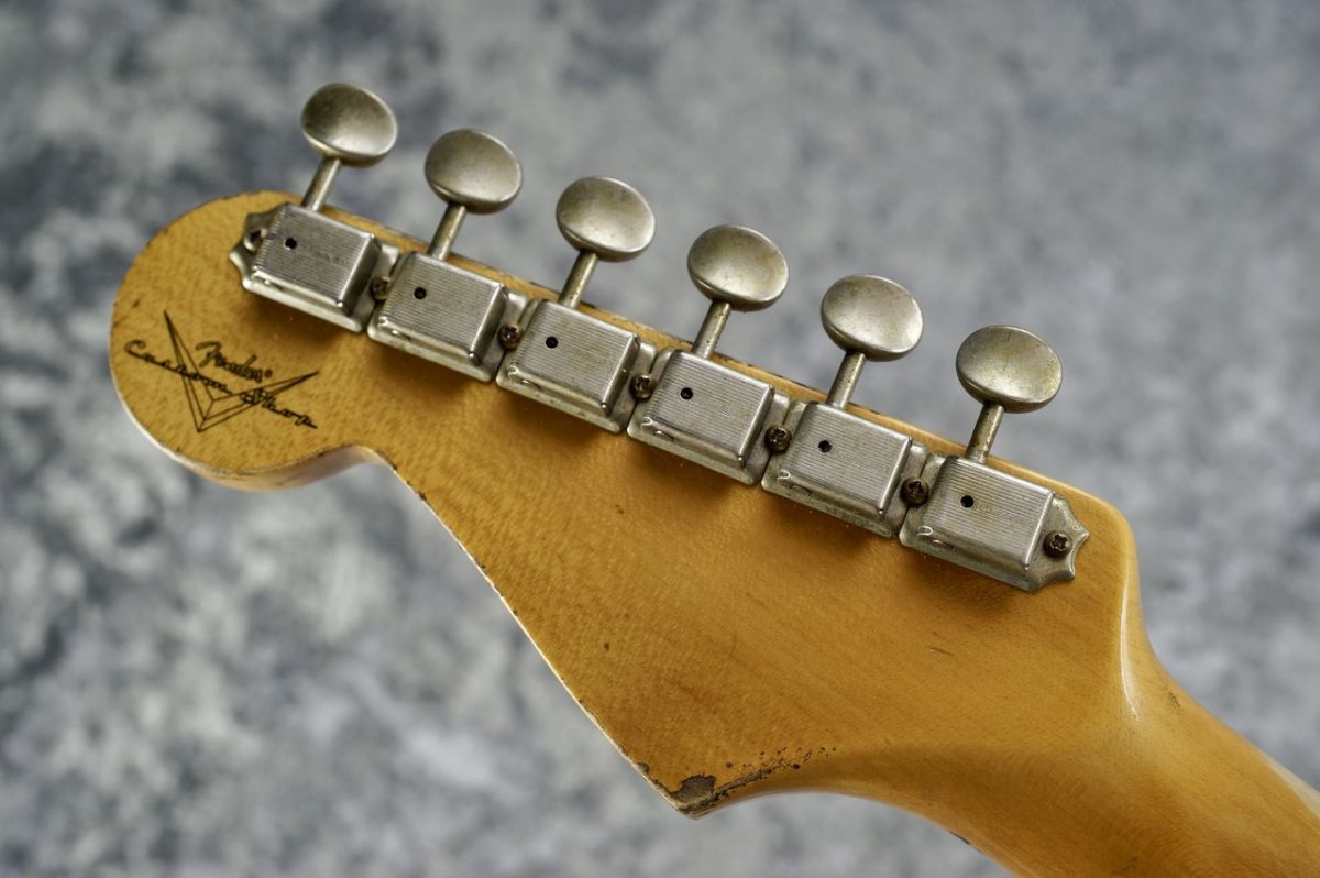 1960 Stratocaster Super Heavy Relic Aged Black/Olympic White