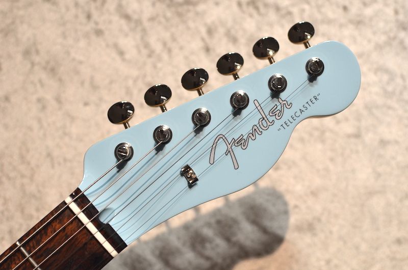FSR Made in Japan Hybrid II Telecaster Daphne Blue with Matching