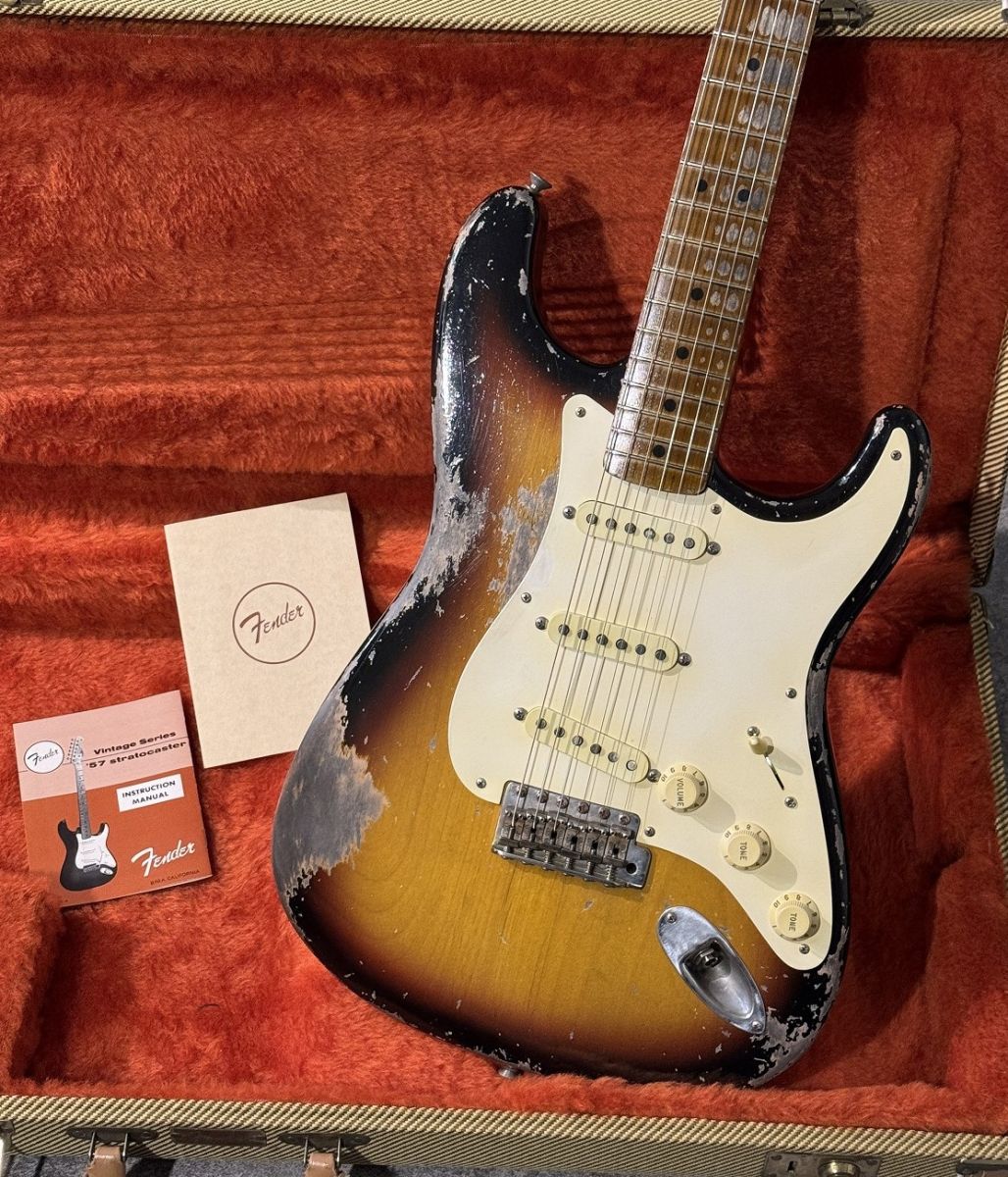 リース #492   American vintage Fender 【現物画像】American Vintage II 1957 Stratocaster 【≒3.47
